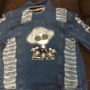 Shimmer Me Pretty Denim Jacket